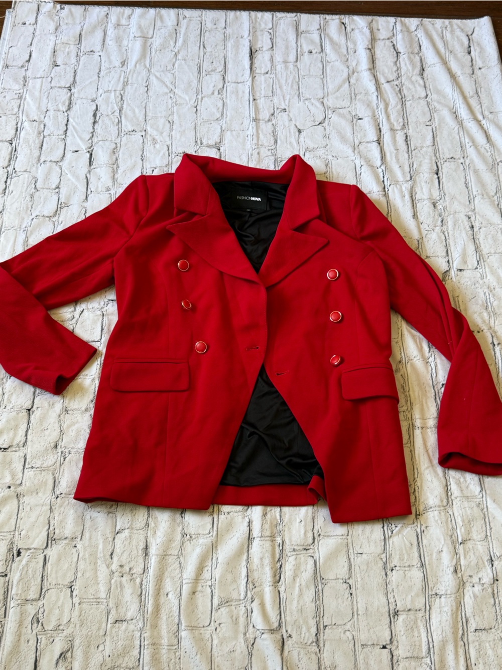 Red blazer